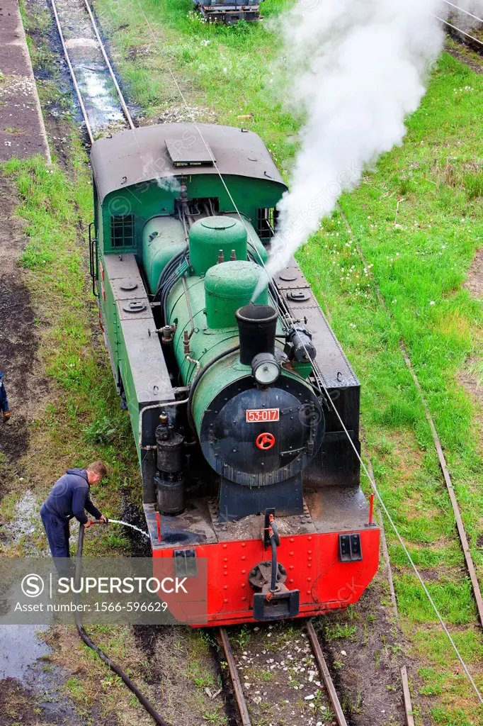 steam locomotive, Kolubara, Serbia
