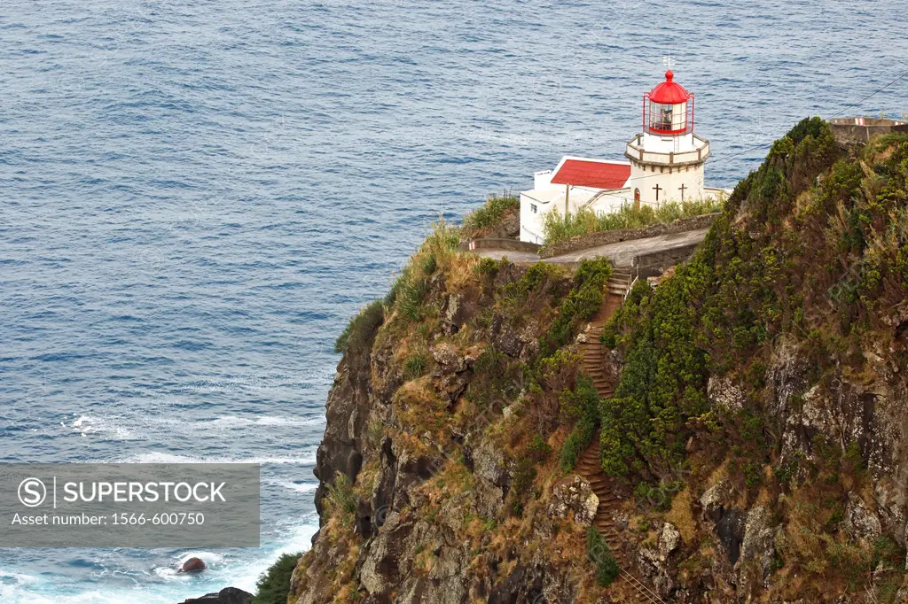 Lighthouse Ponta do Arnel / Sao Miguel Island / Azores / Portugal