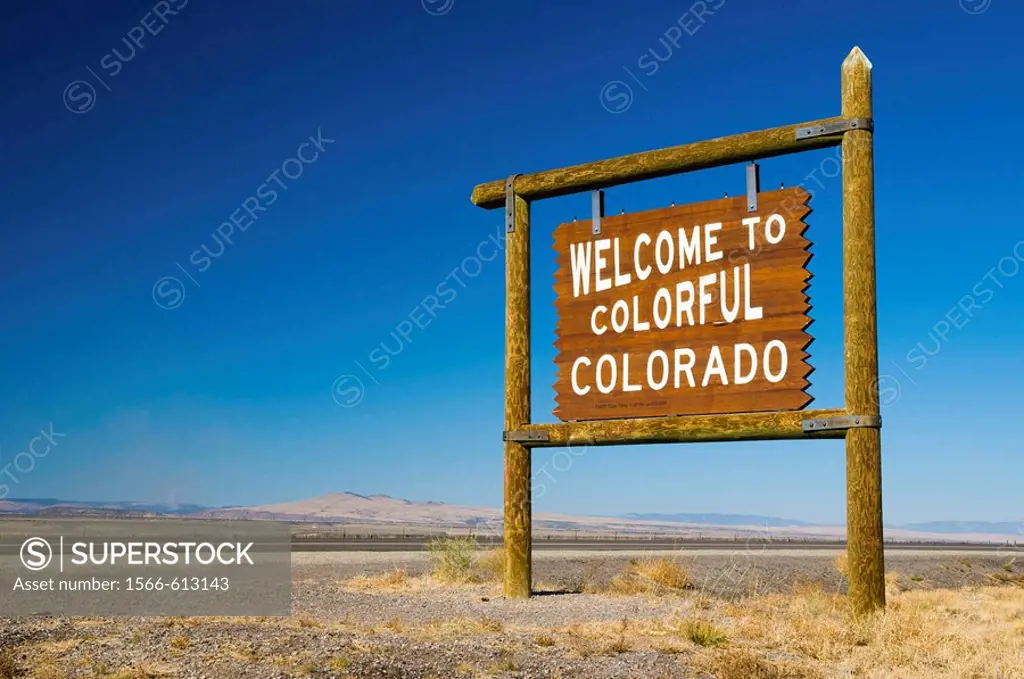 USA, Colorado New Mexico Border