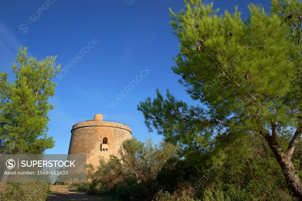 Torre Picada, XVII century, Puerto de Soller, Sierra de Tramuntana, Mallorca Balearic Islands Spain
