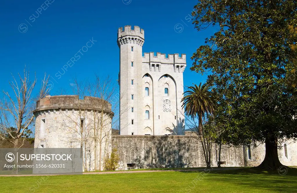 Castle Arteaga in Gautegiz Arteaga. Biscay. Spain. Currently use hotel