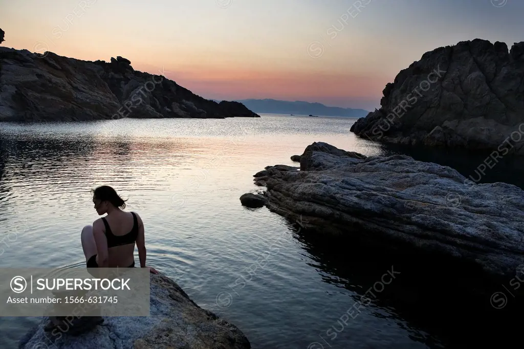 Culleró cove  Cap de Creus Natural Park  Landscape that inspired some of Dalí´s paintings Costa Brava  Girona province  Catalonia  Spain