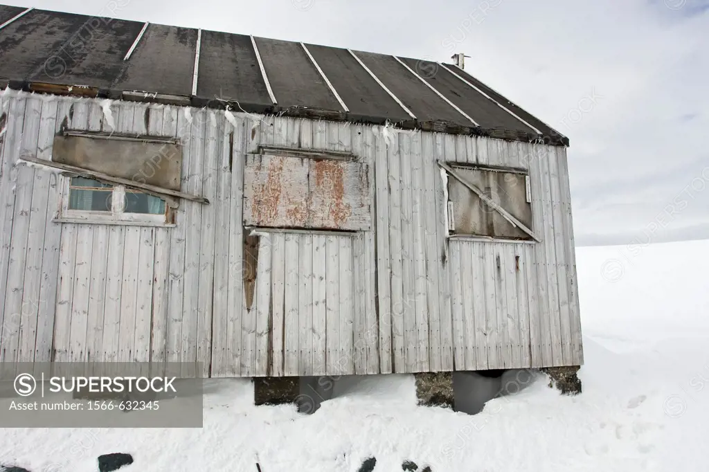 Scenes from the abandoned Antarctic research British Base ´W´, abandoned in 1959 with scenes looking as if the researchers thought they would return i...