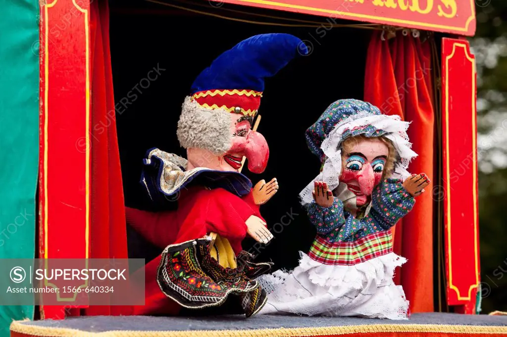 Traditional Punch & Judy Show, Berkshire, England