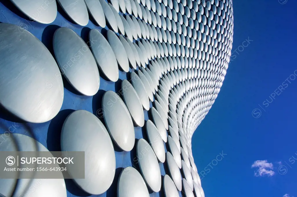 Selfridges building abstract, Birmingham, England