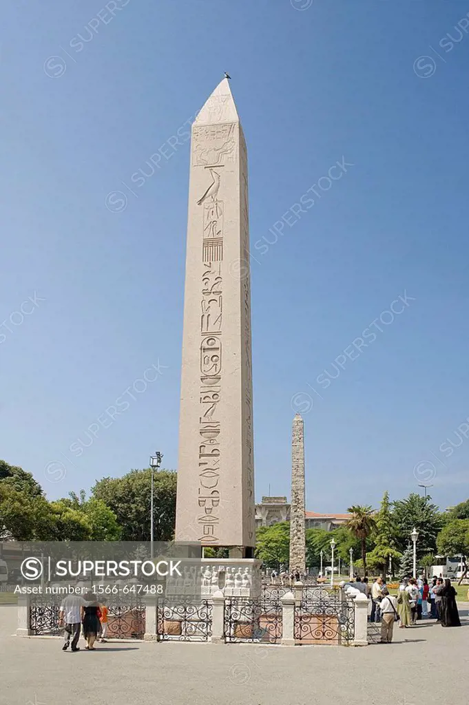 Obelisk of Theodosius in the Hippodrome of Constantinople, Istanbul, Turkey