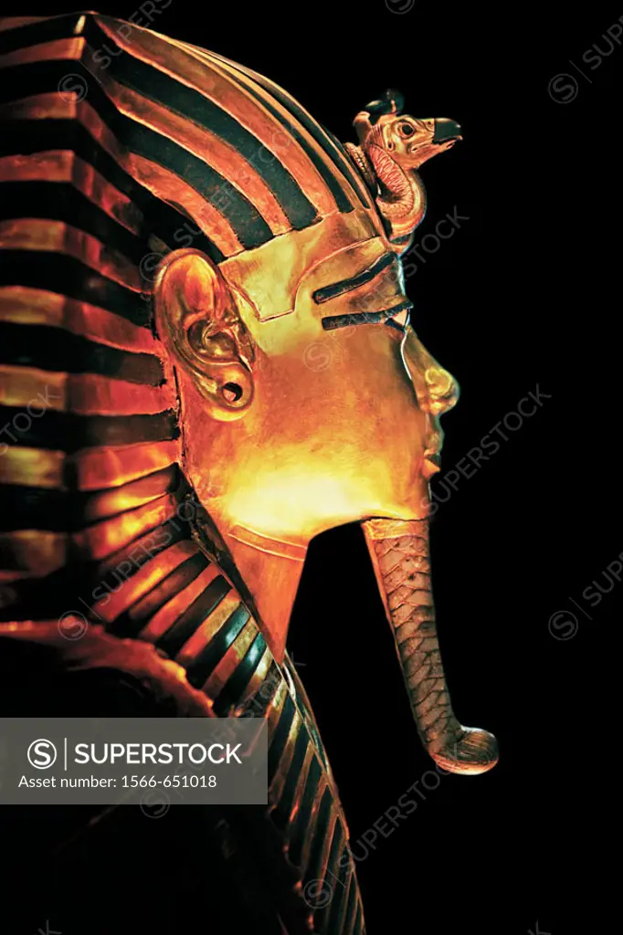 Egyptian Museum: Tutankhamon masque. El Cairo, Egypt.