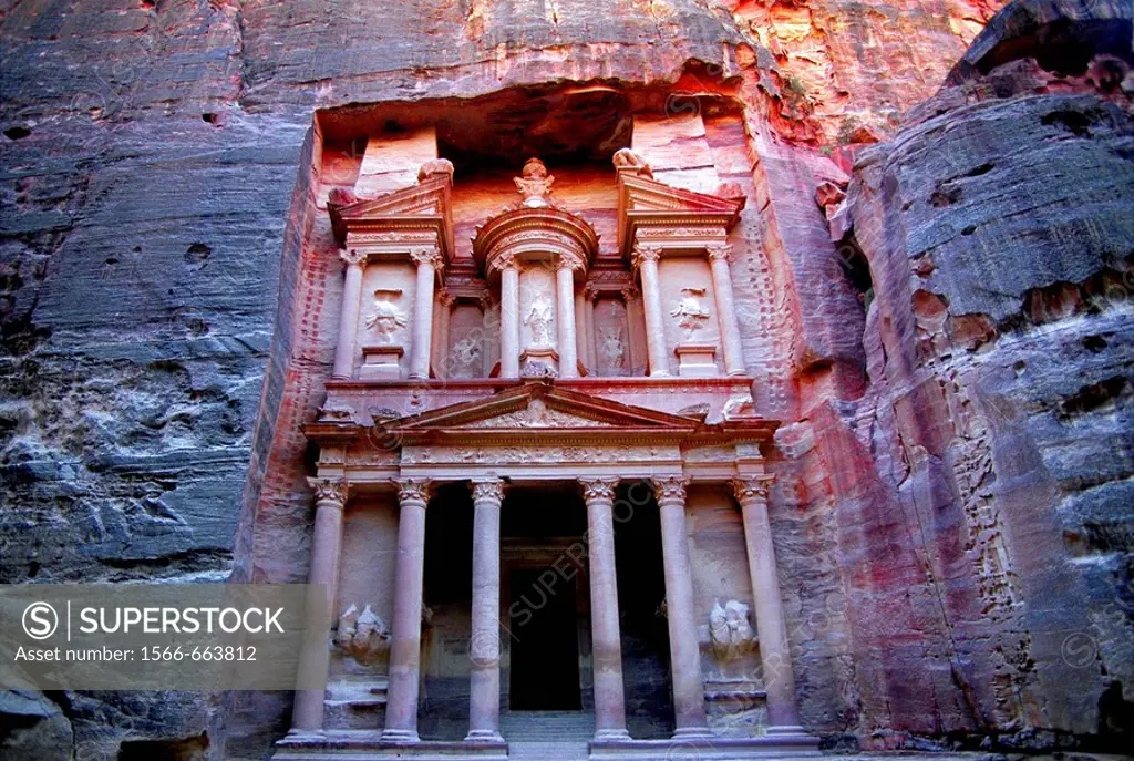 Al Khazneh (´The Treasury´) ruins, Petra. Jordan