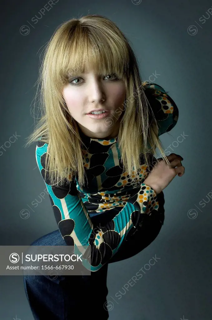 Fashion image of young woman