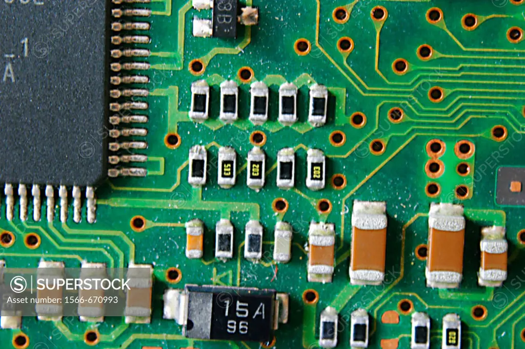 Computer circuit board.