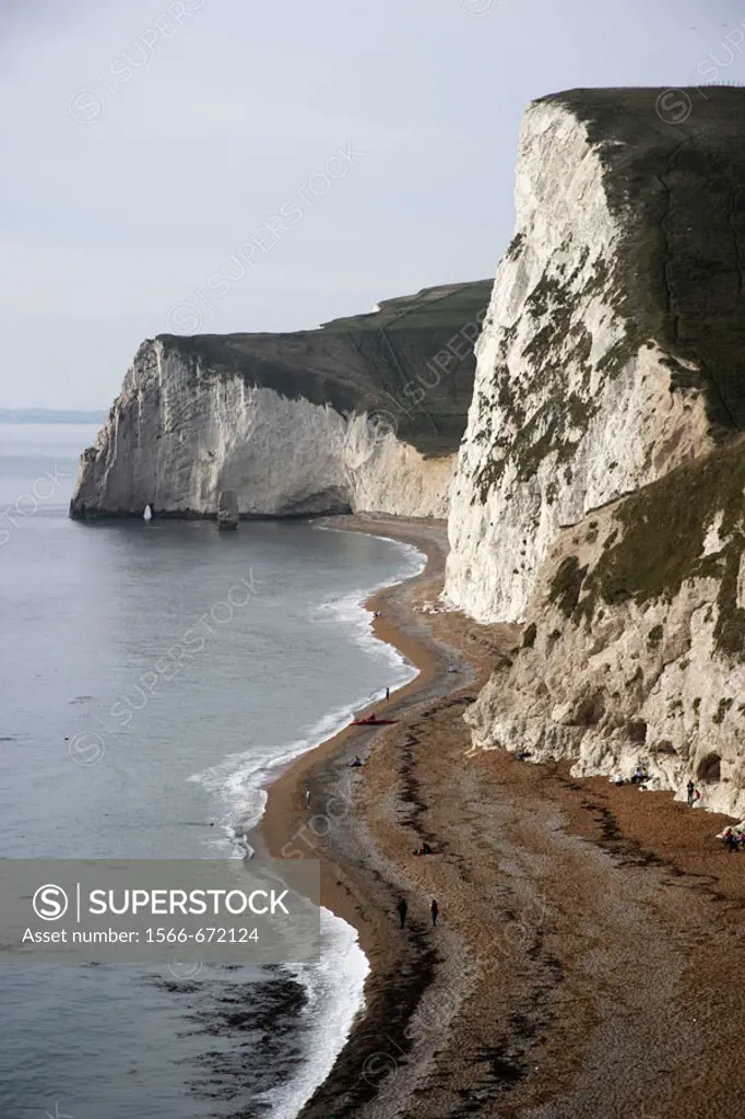 Durdle Door at the Jurassic Coast in the South of England, UK