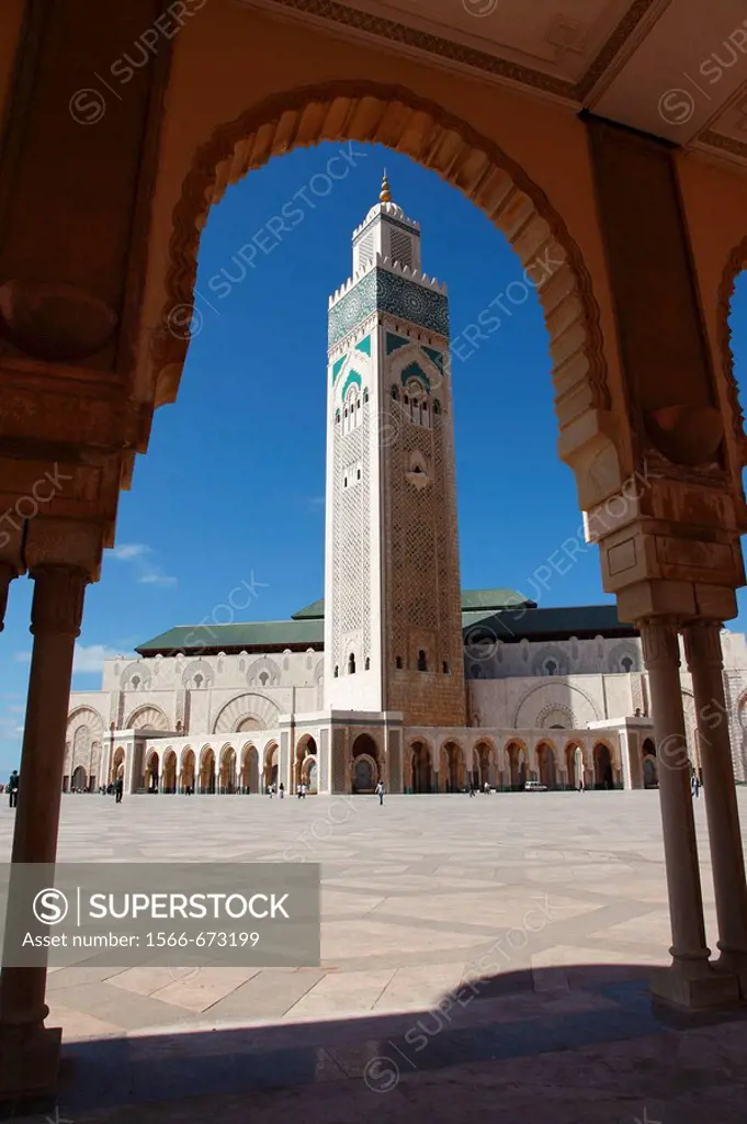 Great Mosque of Hassan II, Casablanca. Morocco