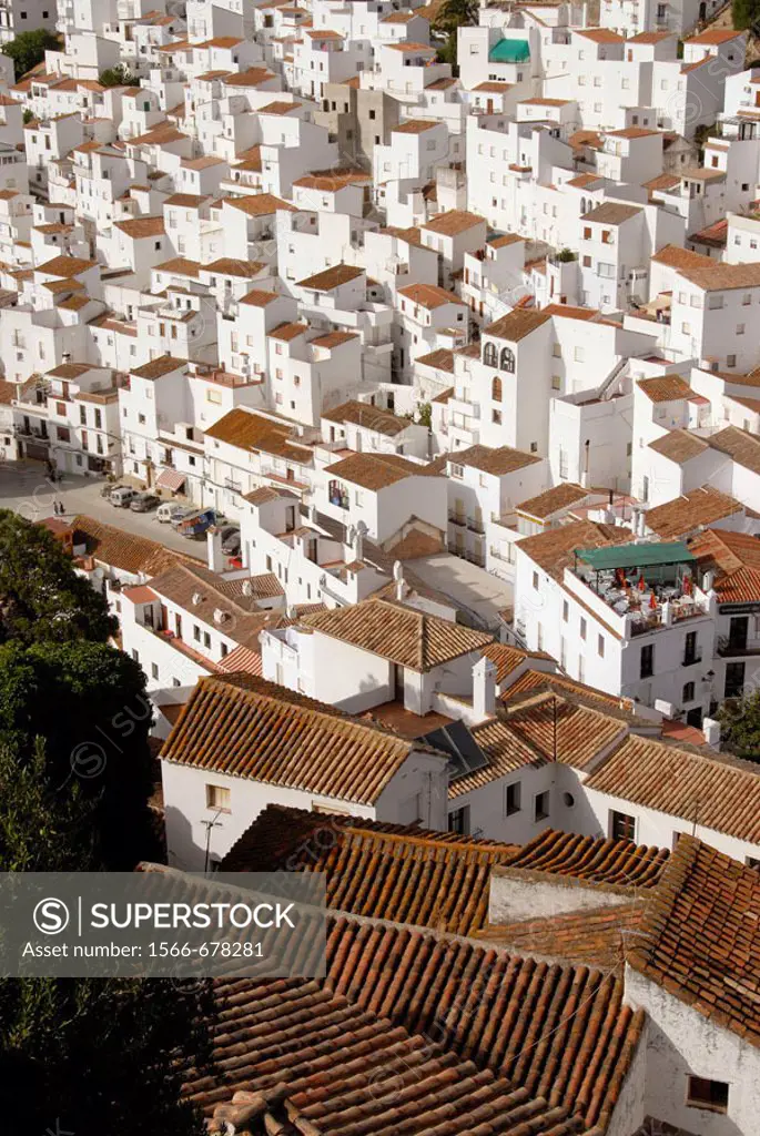 Casares. Malaga province. Andalucia. Spain.