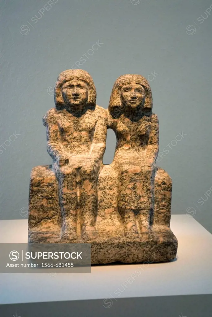 Sculpture in the Egyptian Museum. Berlin, Germany