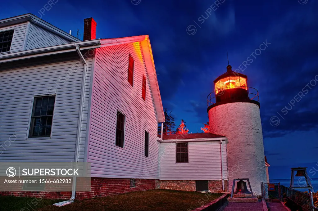Bass Harbor Light, Bass Harbor, Acadia National Park, Maine, ME, USA