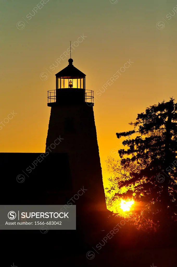 Dyce Head Lighthouse, Castine, Maine, ME, USA