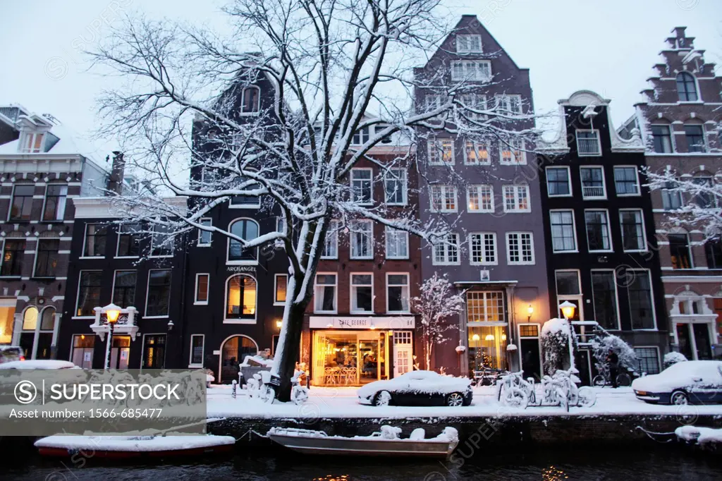 Winter of 2010 in Amsterdam, Netherlands.