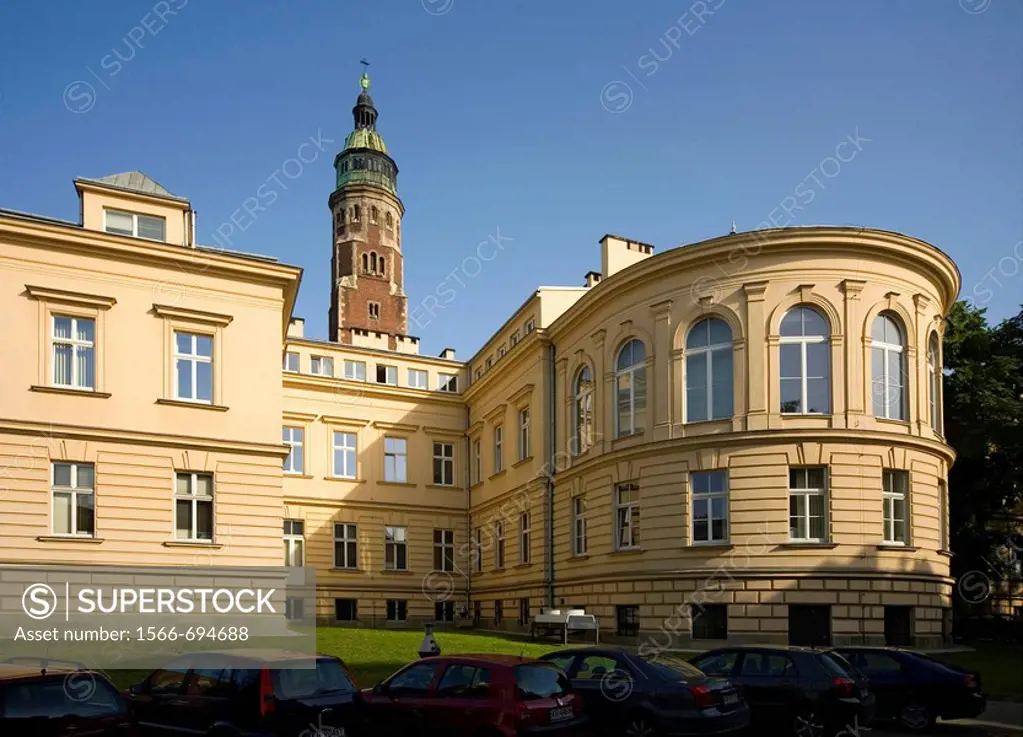 Poland Krakow, Hospital and Jesuit church