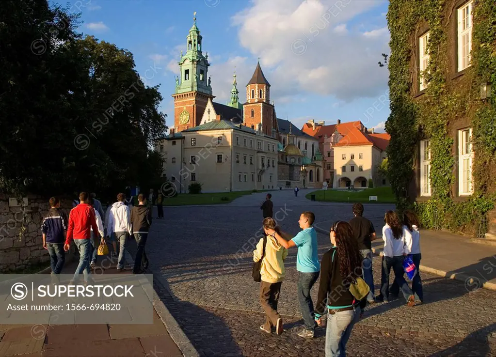 Poland, Krakow, Wawel Hill, Cathedral and Royal Castle