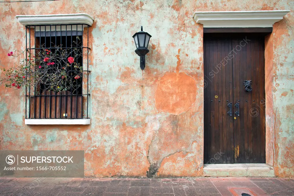 Colonial house, Santo Domingo, Dominican Republic, West Indies, Caribbean