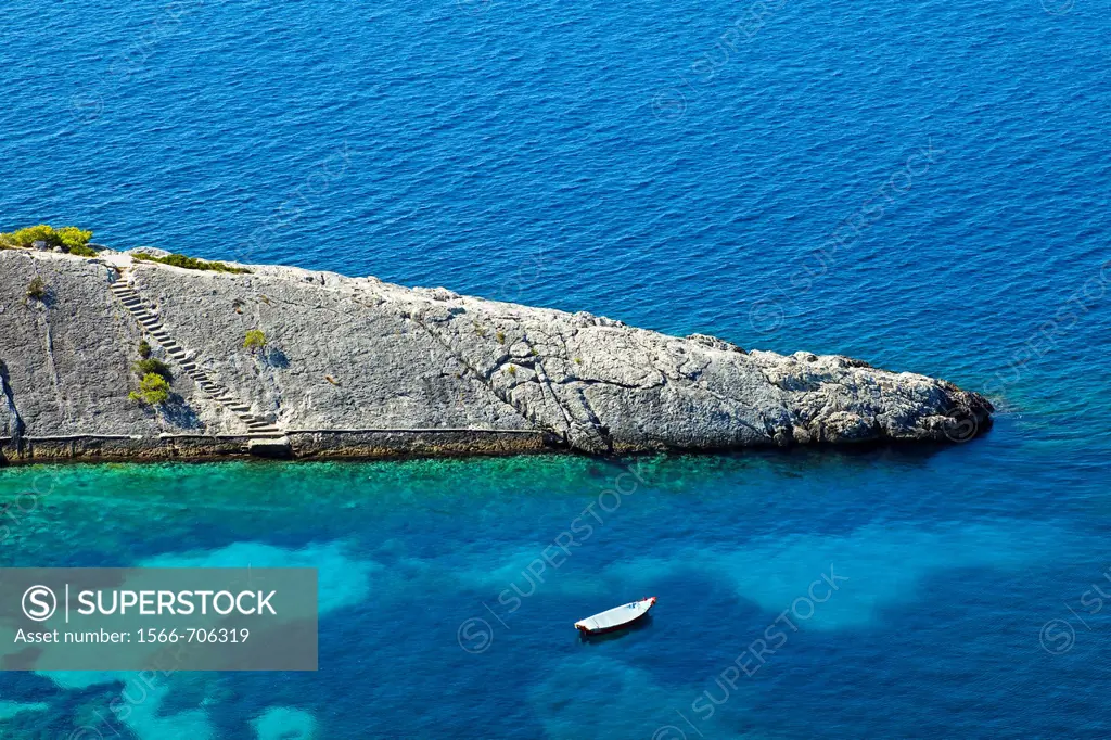 The coast, Island of Hvar, Dalmatian coast, Dalmatia, Croatia