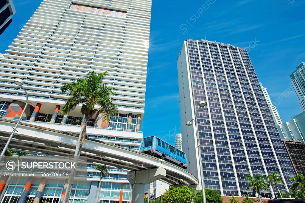 Metromover, Miami, Florida, United States of America, USA