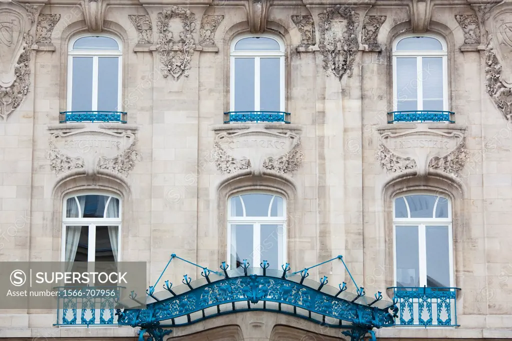 France, Meurthe-et-Moselle, Lorraine Region, Nancy, Chamber of Commerce building, art-nouveau style