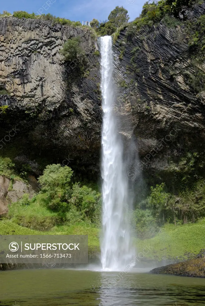 Bridal Veil Falls Maori Waireinga is a plunge waterfall located along the Pakoka River in the Waikato area of New Zealand  The waterfall is 55 metres ...