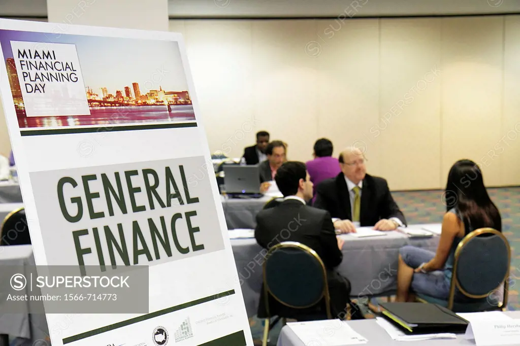 Florida, Miami, James L  Knight Convention Center, Miami Financial Planning Day, free advice, guidance, professional planners, sign, general finance,