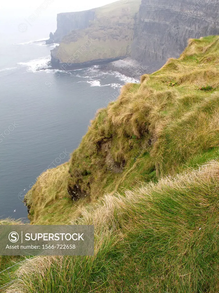 The Cliffs of Moher are located in the parish of Liscannor at the south-western edge of the Burren area near Doolin. The cliffs rise 120 meters 394 ft...