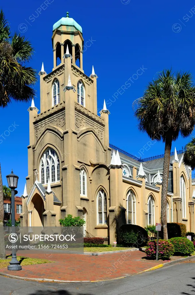Congregation Mickve Israel 1793 church in historic Savannah Georgia GA