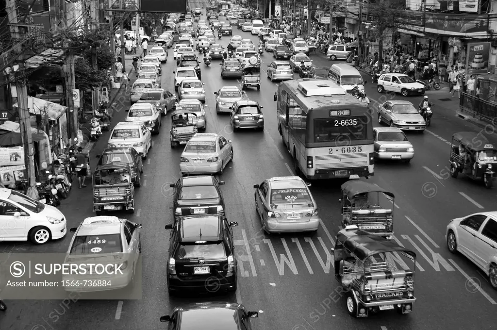 Traffic Jam in Bangkok