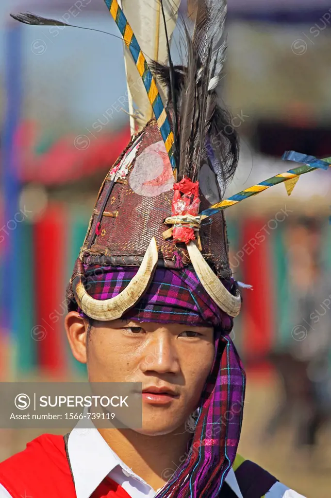 Tangsa Man, Lungchang Tribe at Namdapha Eco Cultural Festival, Miao, Arunachal Pradesh, India