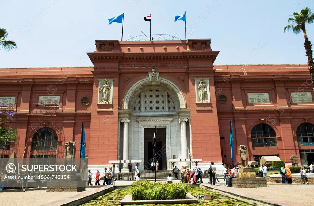 The Egyptian Museum in Cairo is one of the main tourist attractions in Egypt.