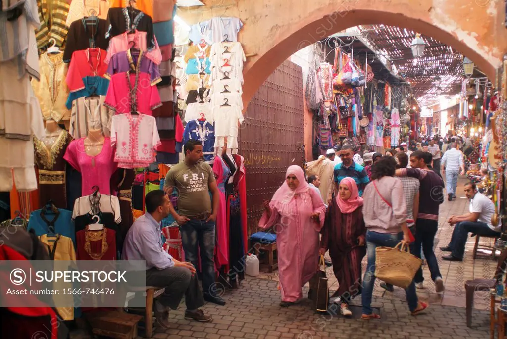 Marrakech Souk, Marrakech, Morocco, Africa