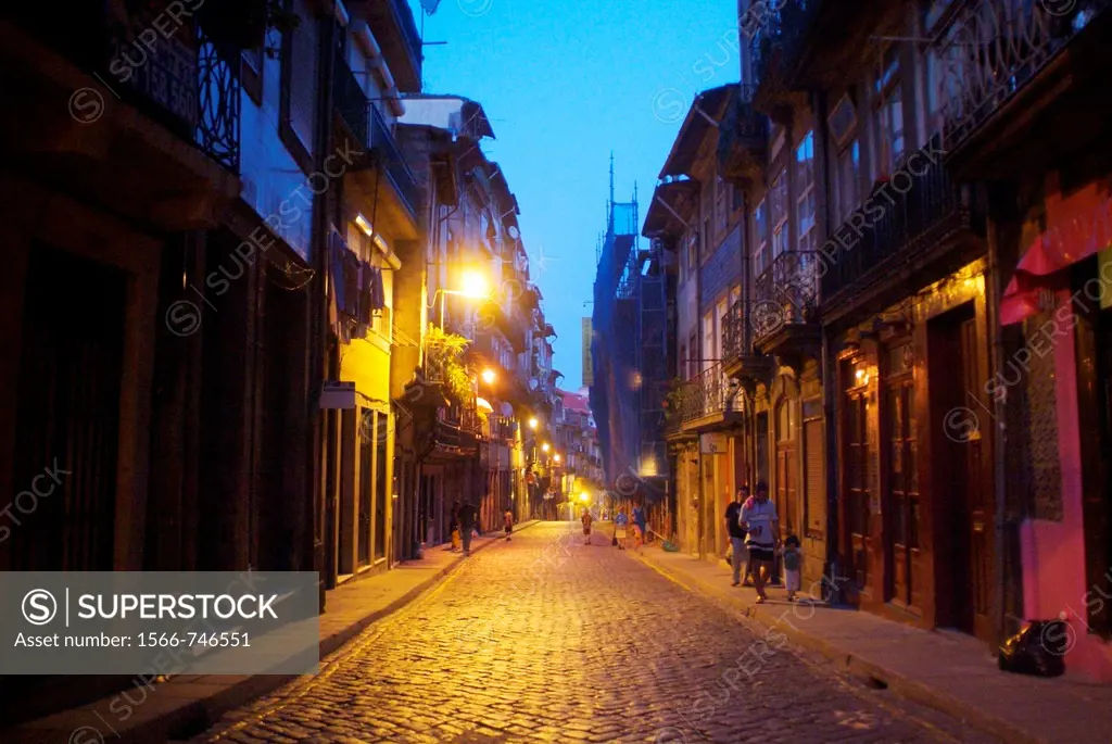 walk through the historic district of Porto, Portugal, Europe