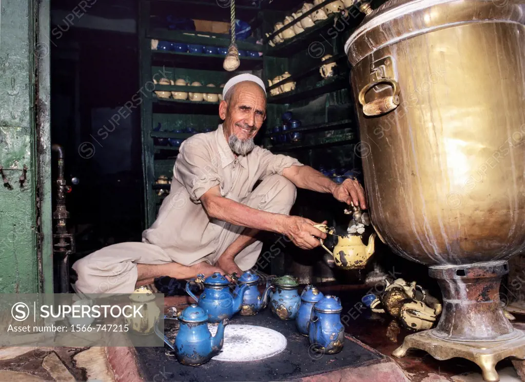 Pakistan, Peshawar, The Bazar, Tea Shop