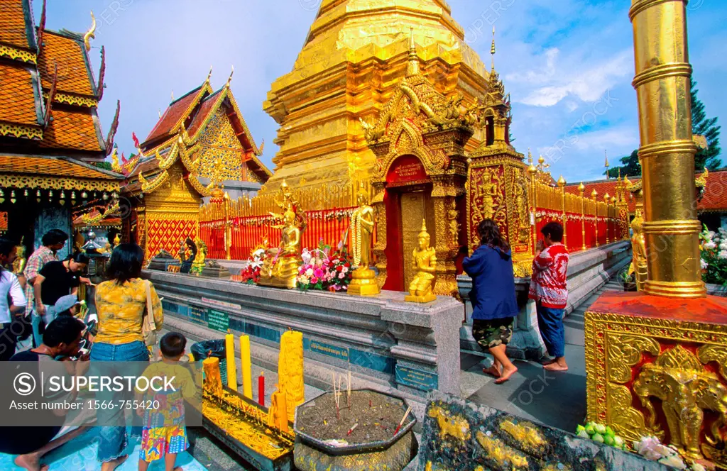 Wat Phra That Doi Suthep  Chiang Mai  Tailandia
