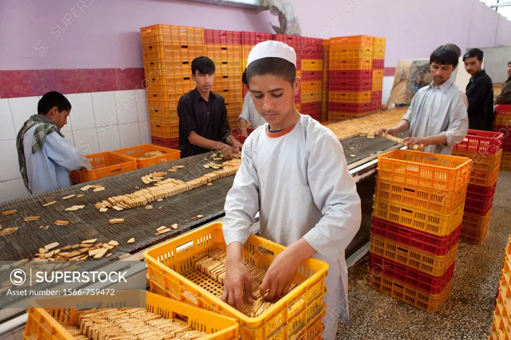 biscuit factory in herat, Afghanistan