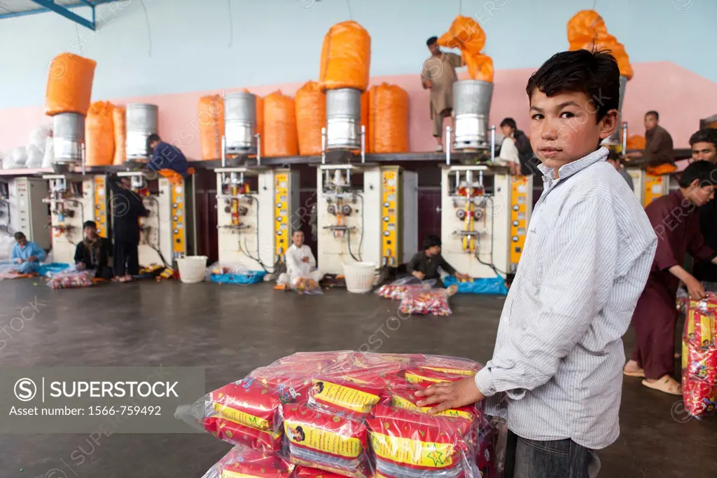 popcorn factory in herat, Afghanistan