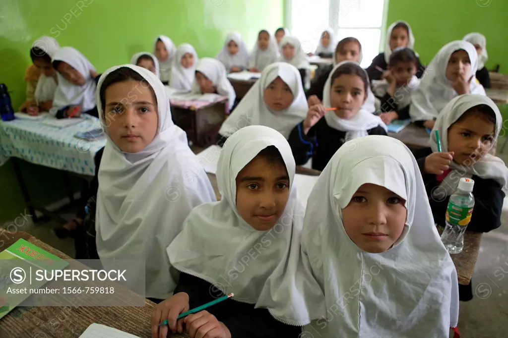 Girl school in Kabul, Afghanistan