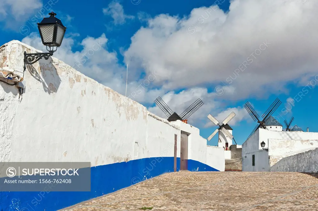 Windmills, Campo de Criptana, Ciudad Real province, Castilla-La Mancha, Spain