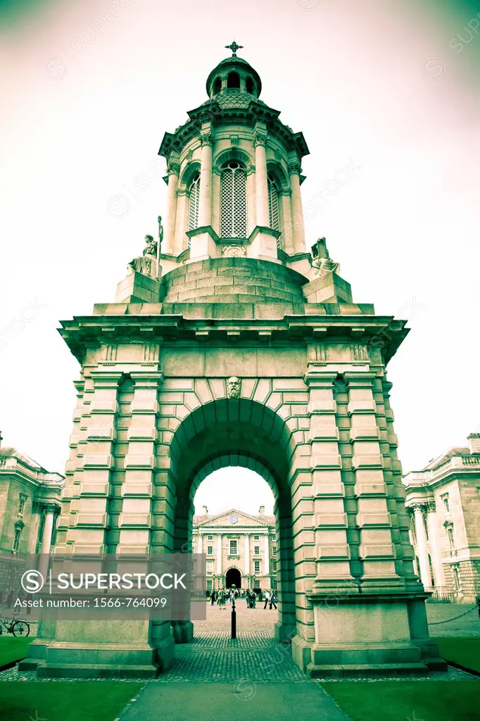 The Campanile  Parliament Square  Trinity College  University of Dublin  Dublin  Ireland