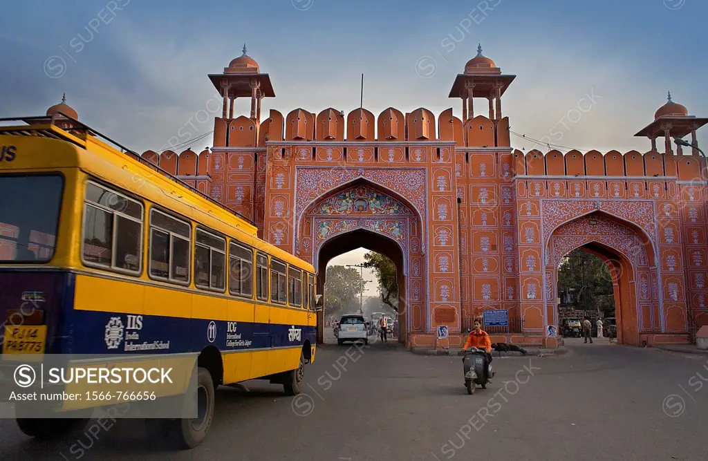 Ajmeri Gate  Jaipur  Rajasthan,India