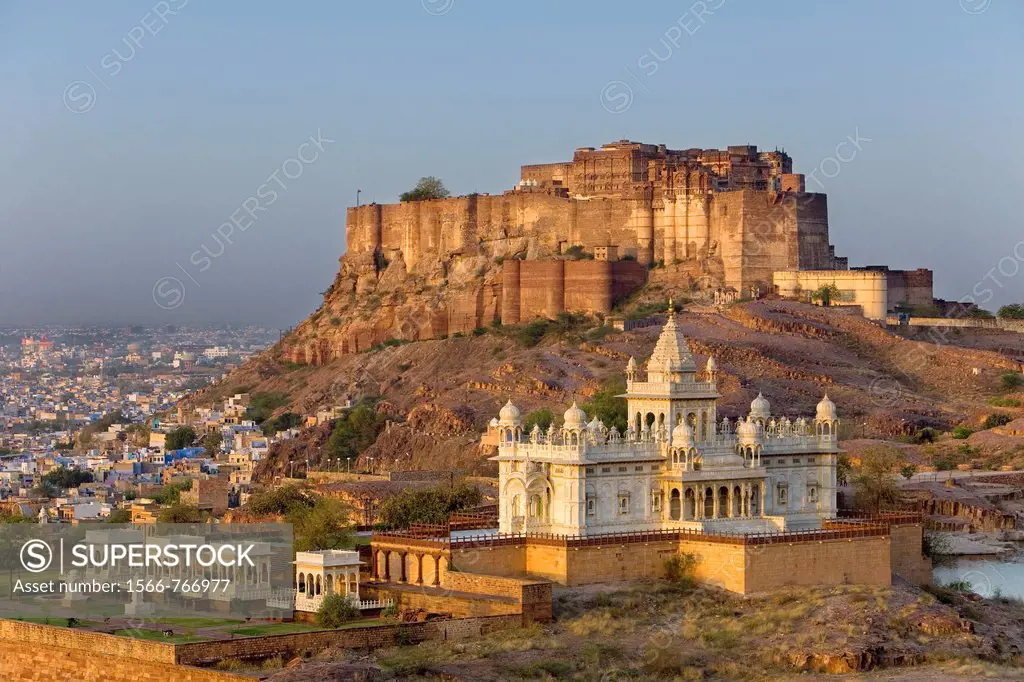 Mehrangarh Fort and Jaswant Thada,Jodhpur, Rajasthan, India