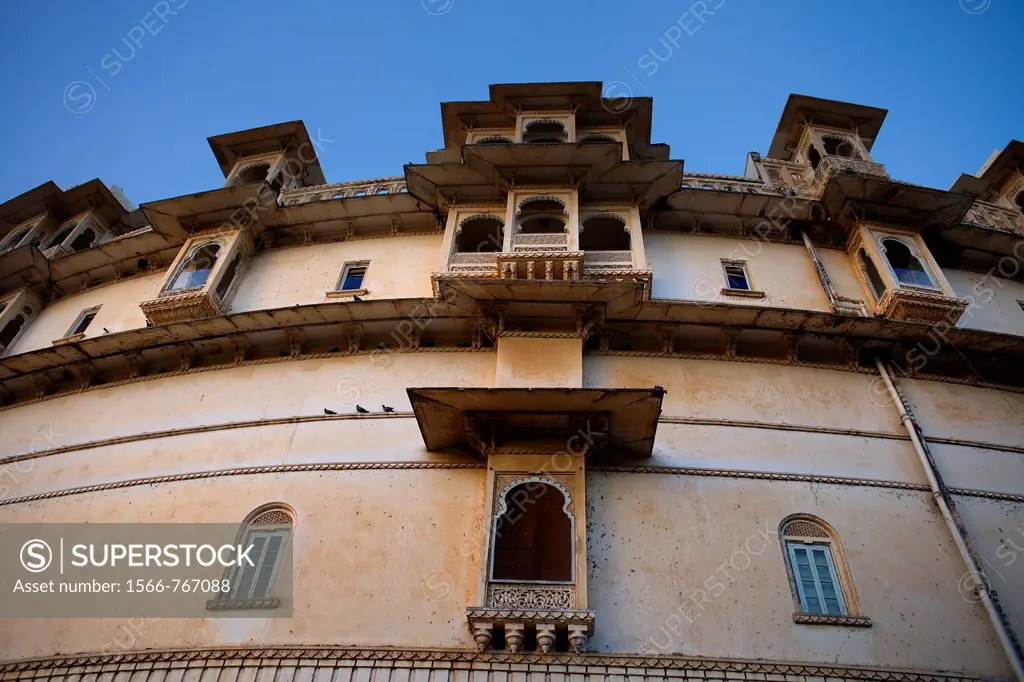 Detail of City Palace,Udaipur, Rajasthan, india
