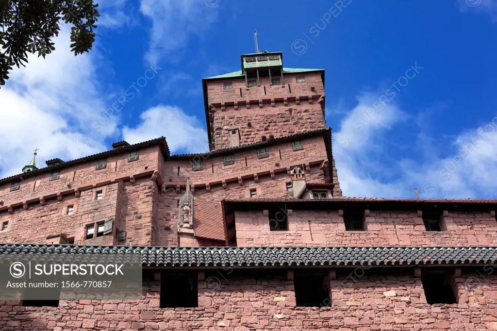 Haut-Koenigsbourg castle, Orschwiller, Alsace, France