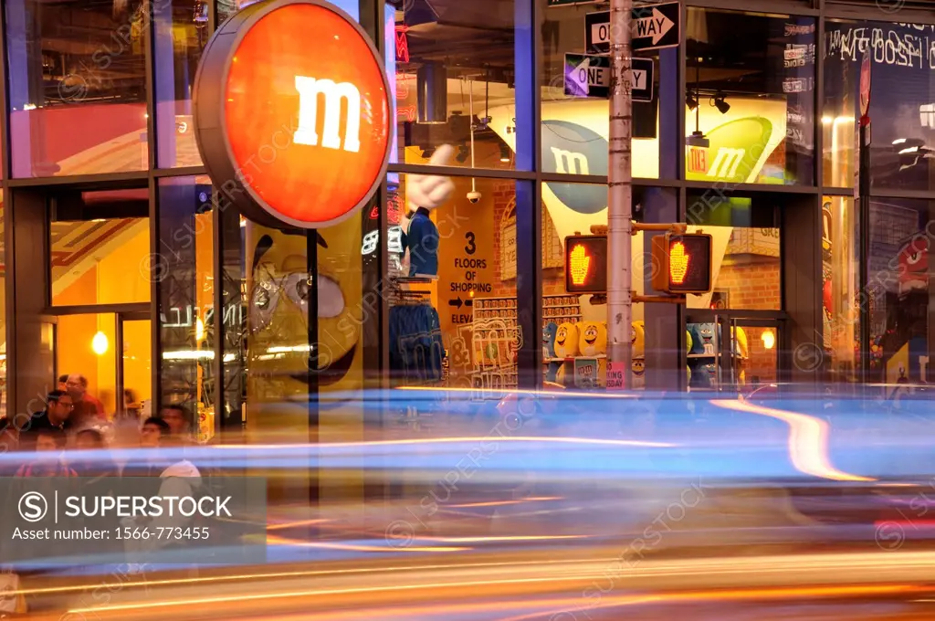 M&M´s World in Times Square, Retail Store, 42nd Street, New York City, 2011