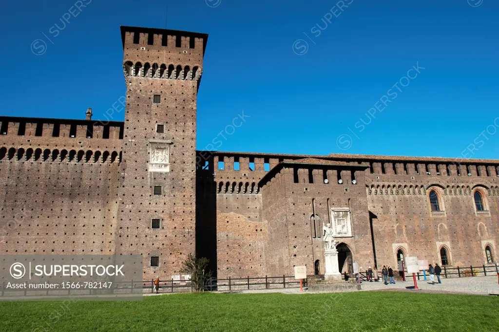 Castello Sforzesco Sforza´s Castle, Lombardy, Italy