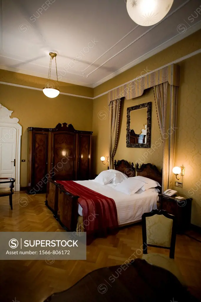 Suite in ´Grand Hotel et de Milán´, where Verdi lived his last years  Milan, Lombardy, Italy, Europe